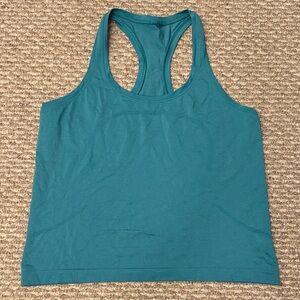 lululemon Teal Racerback Tank Top - Women's (no tag, likely a Medium)